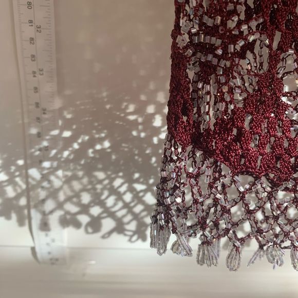 Nataya vintage beaded dress with a matching slip. Small - Picture 3 of 13